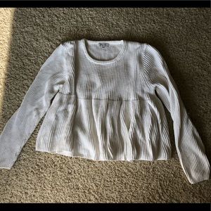 Madewell White Sweater